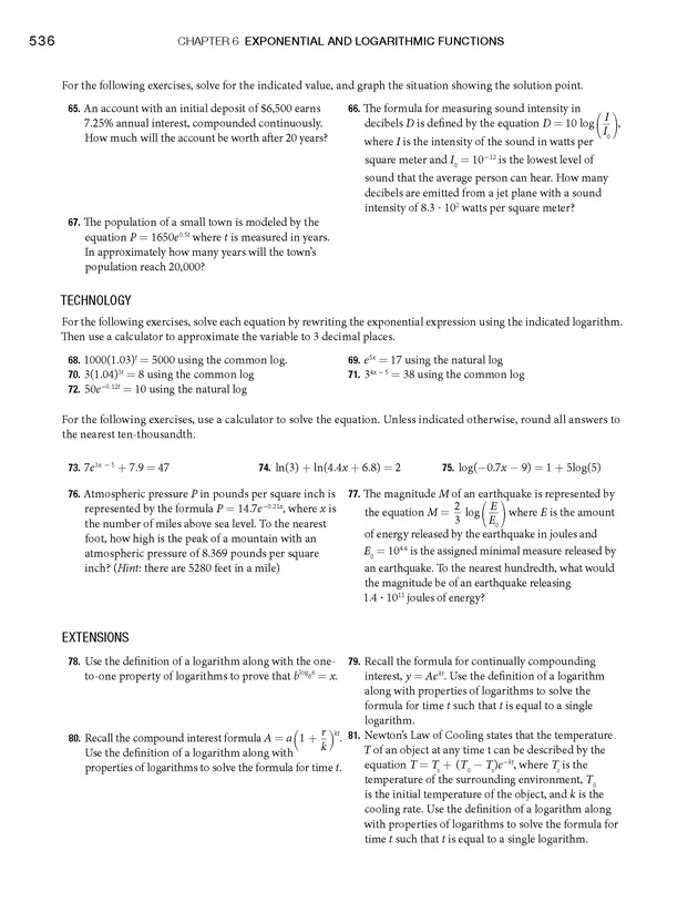 Algebra and Trigonometry - Front Matter 554